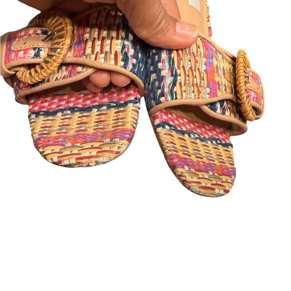 STEVEN NEW YORK Blythe Sandal Multicolor Woven Slide Sandals - Picture 8 of 11